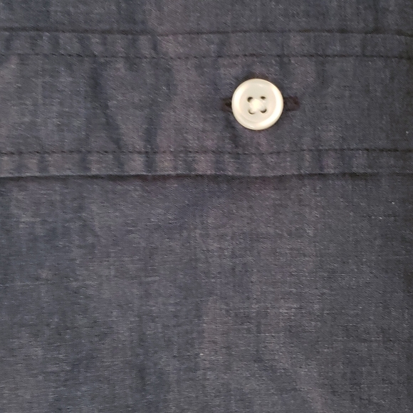 J. Crew Heathered Cotton Button Down Shirt - Picture 3 of 4